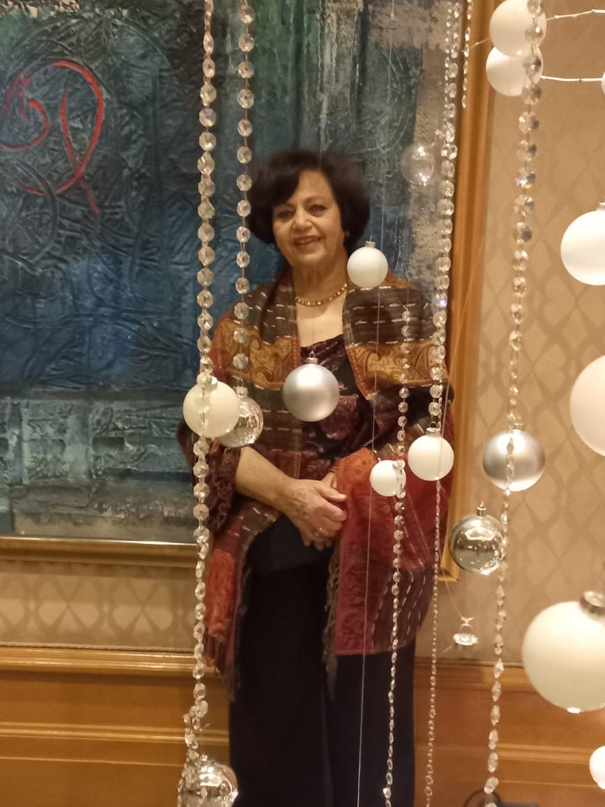 Ebtisam Zaki among her jewellery