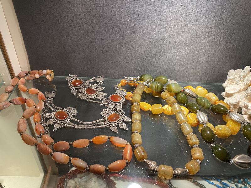 Agate and Carnelian Necklaces