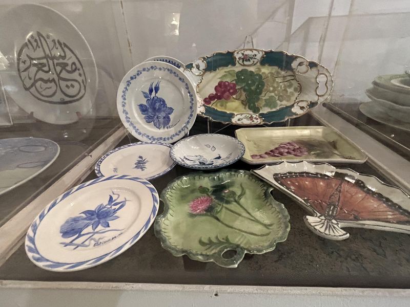 Assorted Painted Plates
