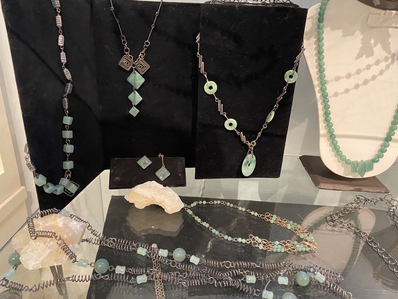 Aventurine and Silver Necklaces