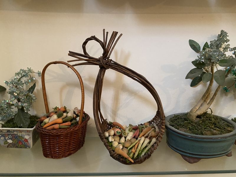 Baskets of Clay Vegetables
