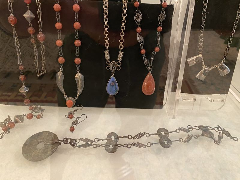 Carnelian and Silver Necklaces