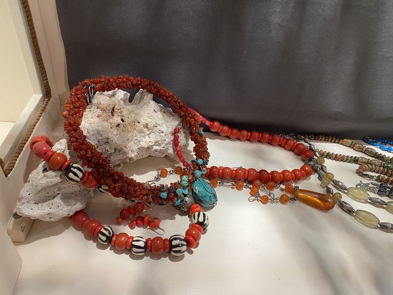 Coral and Turquoise Necklaces