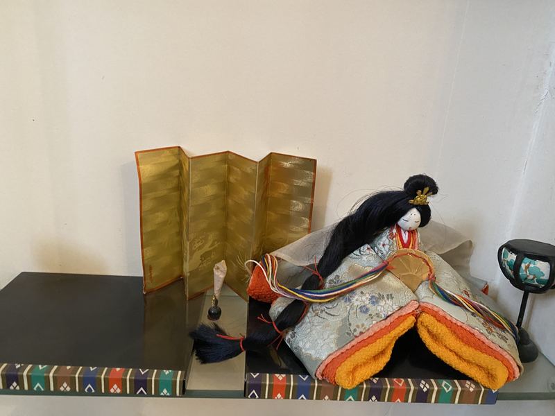 Court Lady with Gold Screen