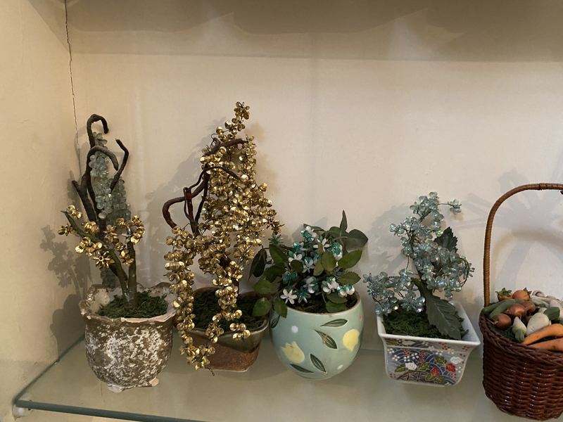 Gilded Bead Trees