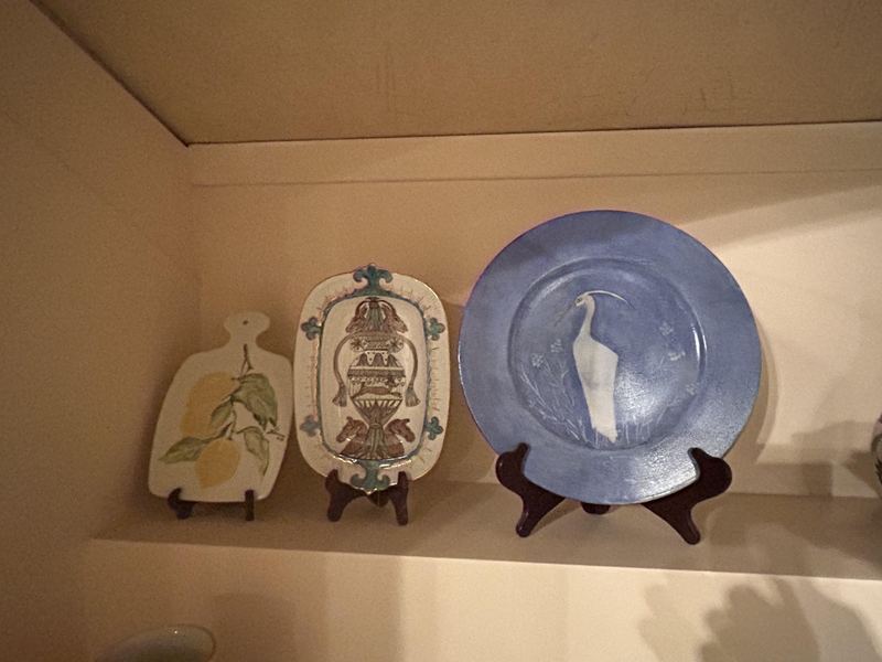 Heron Plate and Lemon Tile