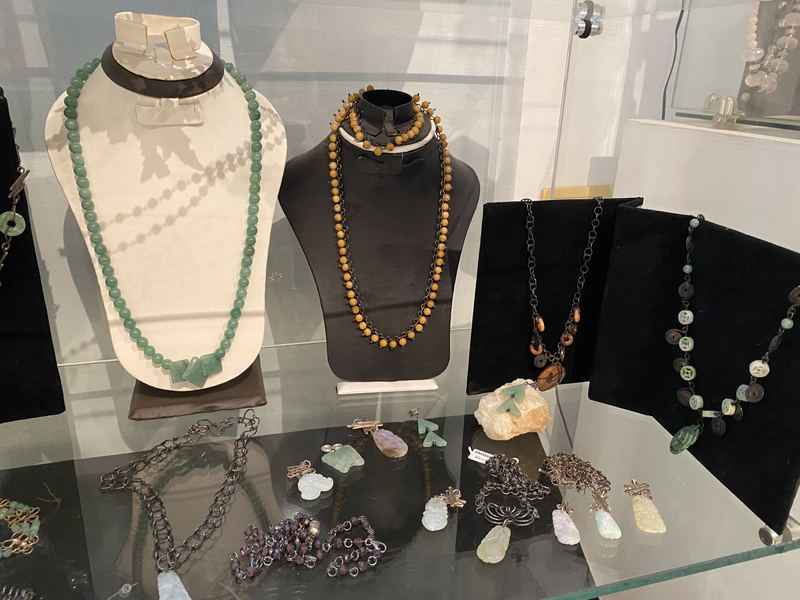 Jade and Amber Necklaces