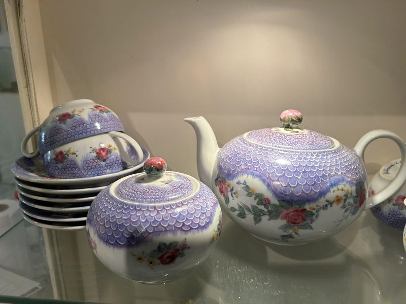 Lavender Scale Tea Service
