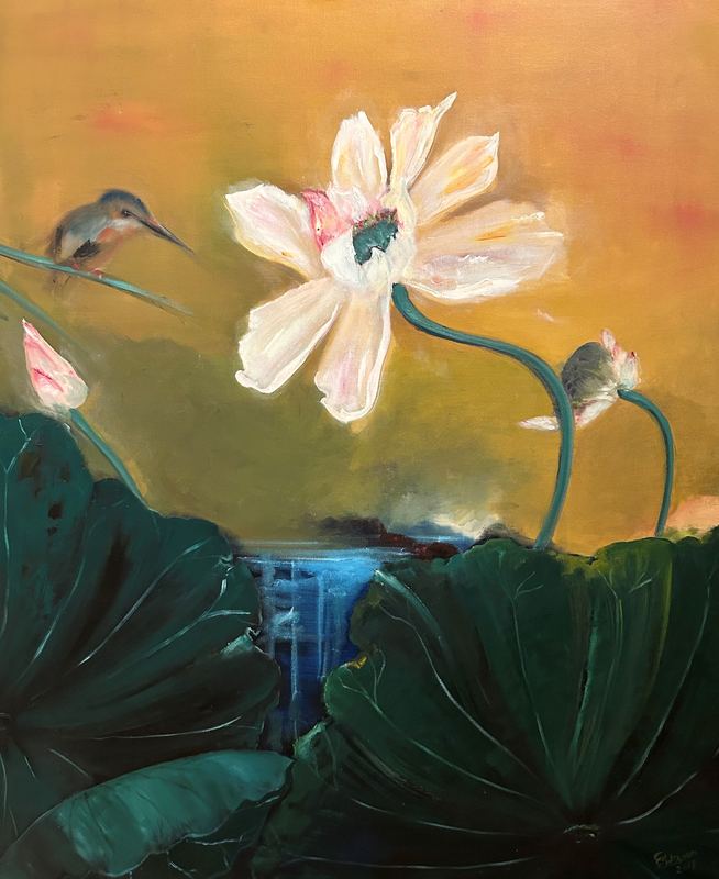 Lotus and Kingfisher