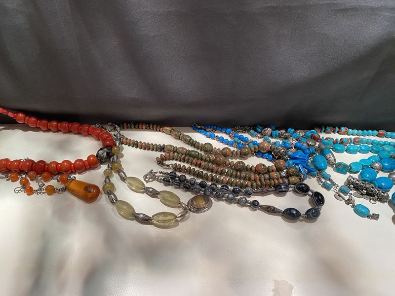 Mixed Stone Bead Necklaces