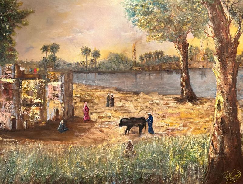 Morning on the River Bank