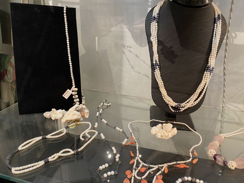 Pearl and Coral Necklaces