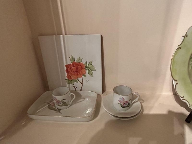 Rose Tile and Cup