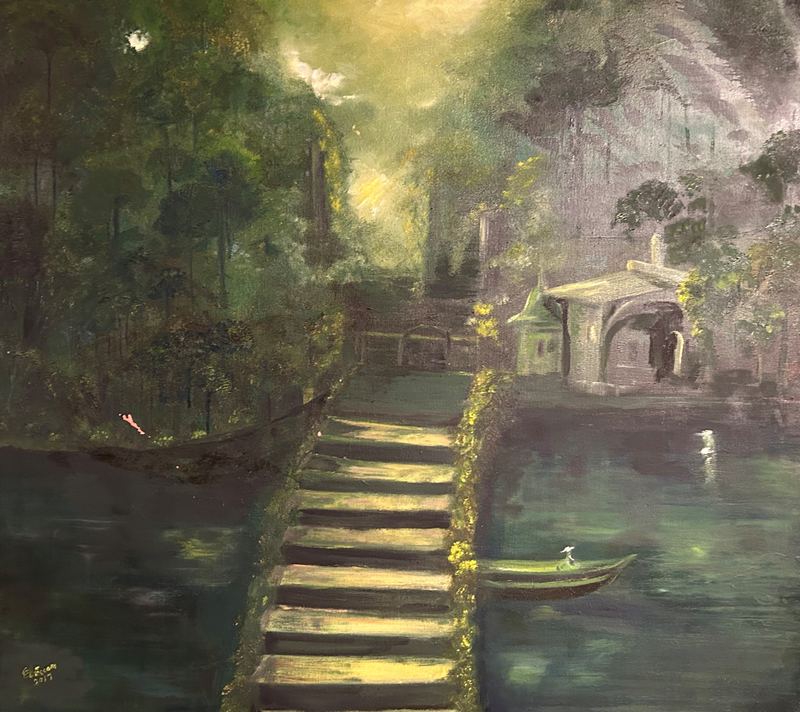Steps Down to the Water