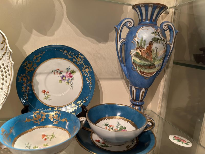 Turquoise and Gilt Group