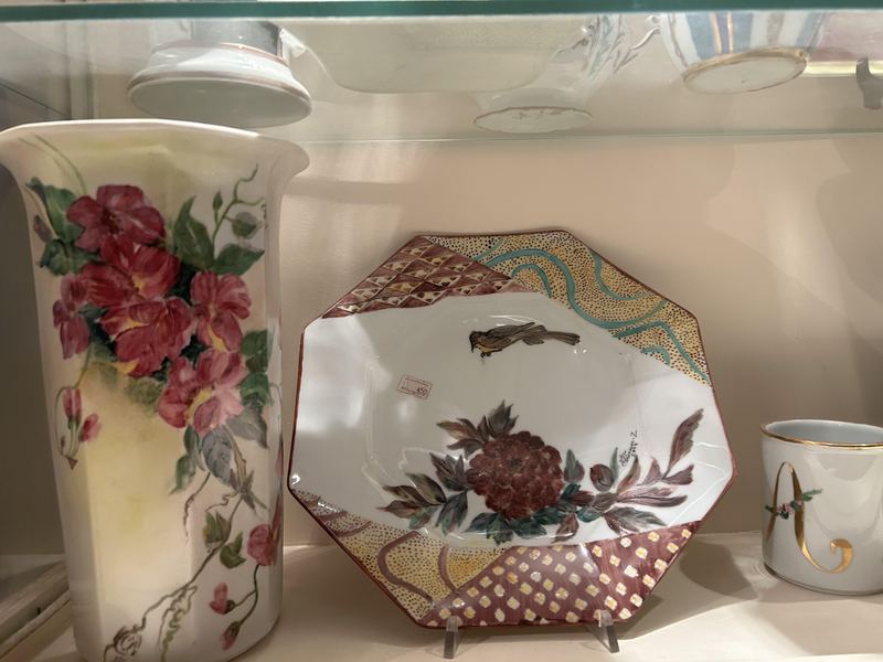 Wild Rose Vase and Dish