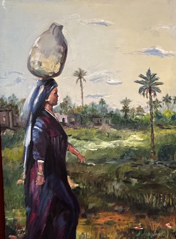 Woman Carrying Water